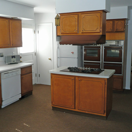 
Though roomy, the kitchen needs a major overhaul, including efficeint appliances and eco-friendly flooring.
